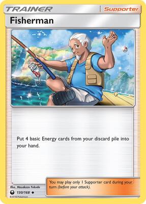 Fisherman card from SM - Celestial Storm