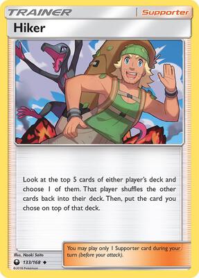Hiker card from SM - Celestial Storm