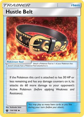 Hustle Belt card from SM - Celestial Storm