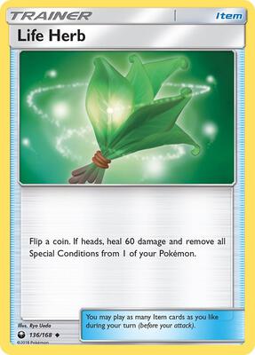 Life Herb card from SM - Celestial Storm