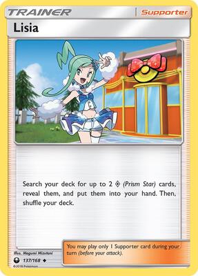Lisia card from SM - Celestial Storm