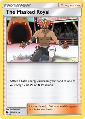 The Masked Royal card from SM - Celestial Storm