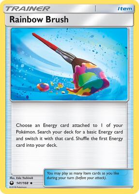 Rainbow Brush card from SM - Celestial Storm