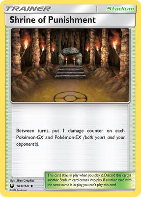 Shrine of Punishment card from SM - Celestial Storm