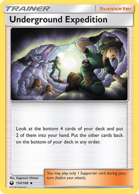 Underground Expedition card from SM - Celestial Storm