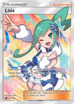 Lisia (Full Art) card from SM - Celestial Storm