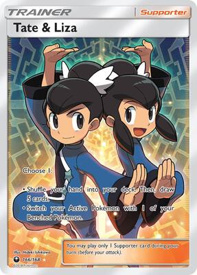 Tate & Liza (Full Art) card from SM - Celestial Storm