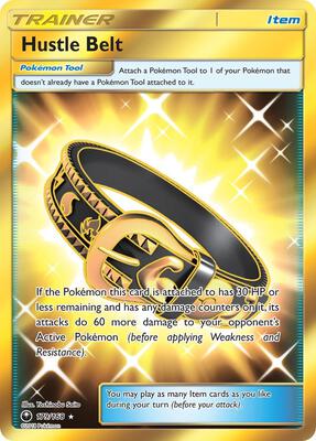 Hustle Belt (Secret) card from SM - Celestial Storm
