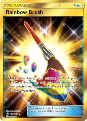 Rainbow Brush (Secret) card from SM - Celestial Storm