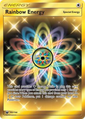 Rainbow Energy (Secret) card from SM - Celestial Storm