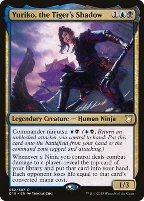 Yuriko, the Tiger's Shadow card from Commander 2018