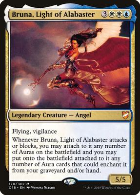 Bruna, Light of Alabaster card from Commander 2018