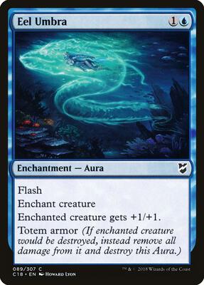 Eel Umbra card from Commander 2018