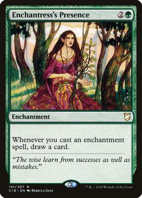 Enchantress's Presence card from Commander 2018