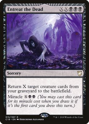 Entreat the Dead card from Commander 2018