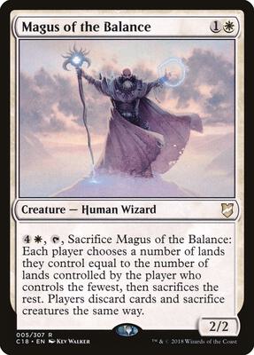 Magus of the Balance card from Commander 2018