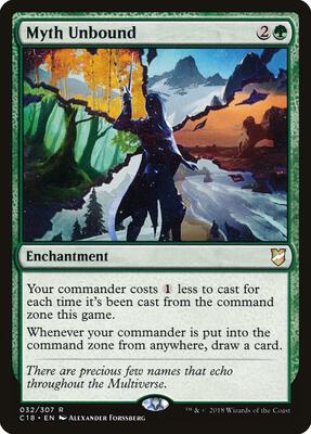 Myth Unbound card from Commander 2018