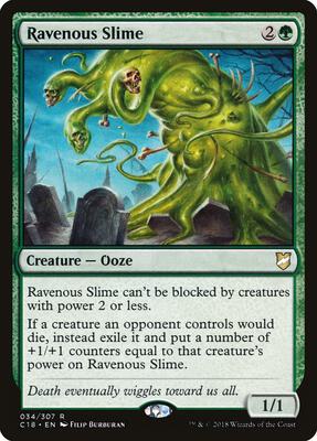 Ravenous Slime card from Commander 2018