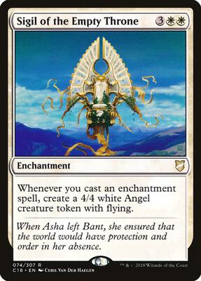 Sigil of the Empty Throne card from Commander 2018