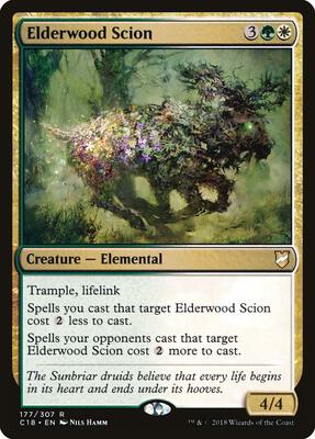 Elderwood Scion card from Commander 2018