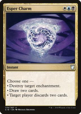 Esper Charm card from Commander 2018