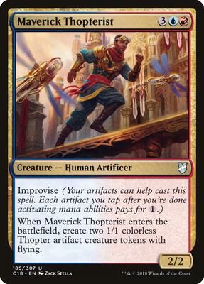 Maverick Thopterist card from Commander 2018