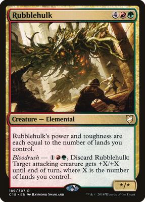 Rubblehulk card from Commander 2018