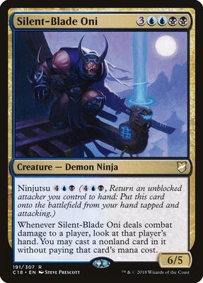 Silent-Blade Oni card from Commander 2018