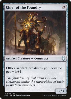 Chief of the Foundry card from Commander 2018