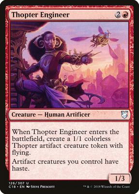Thopter Engineer card from Commander 2018