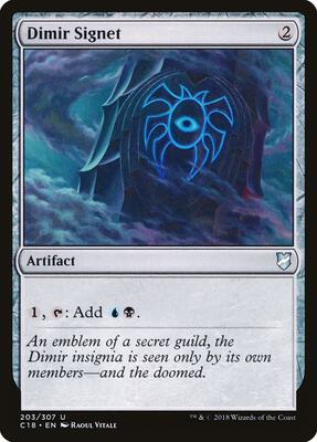 Dimir Signet card from Commander 2018