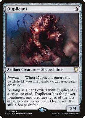 Duplicant card from Commander 2018