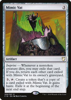 Mimic Vat card from Commander 2018