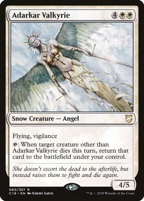 Adarkar Valkyrie card from Commander 2018