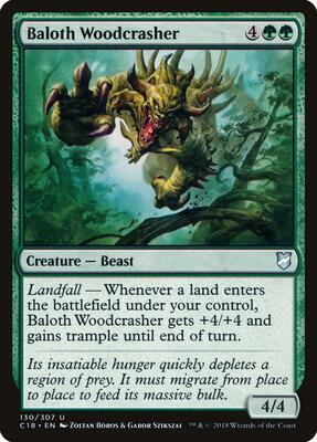 Baloth Woodcrasher card from Commander 2018