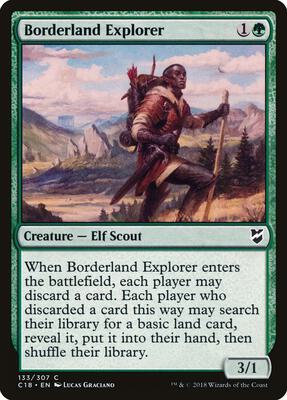 Borderland Explorer card from Commander 2018