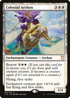 Celestial Archon card from Commander 2018