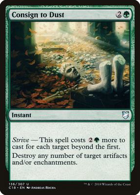 Consign to Dust card from Commander 2018