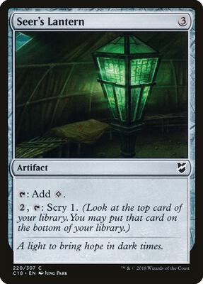 Seer's Lantern card from Commander 2018