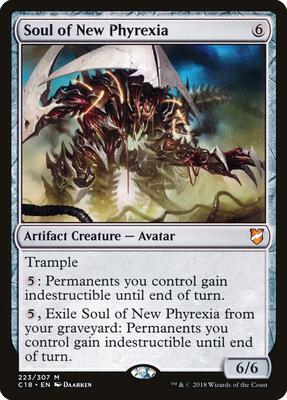 Soul of New Phyrexia card from Commander 2018