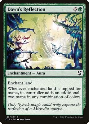 Dawn's Reflection card from Commander 2018