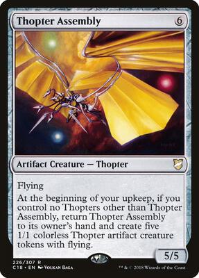 Thopter Assembly card from Commander 2018