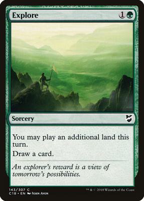 Explore card from Commander 2018