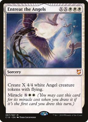 Entreat the Angels card from Commander 2018