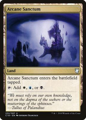 Arcane Sanctum card from Commander 2018
