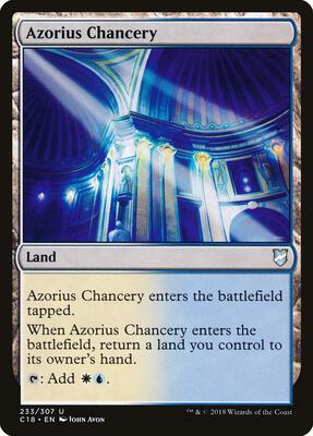 Azorius Chancery card from Commander 2018