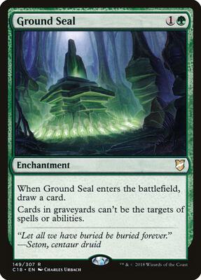 Ground Seal card from Commander 2018