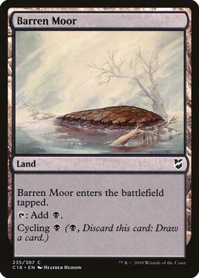 Barren Moor card from Commander 2018