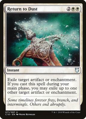Return to Dust card from Commander 2018