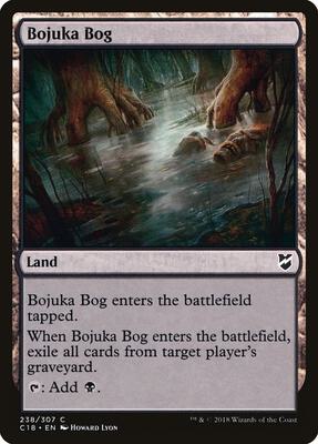 Bojuka Bog card from Commander 2018